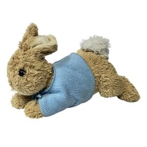 Beatrix Potter Peter Rabbit Plush 7.5" Brown Blue Jacket Stuffed Animal Toy